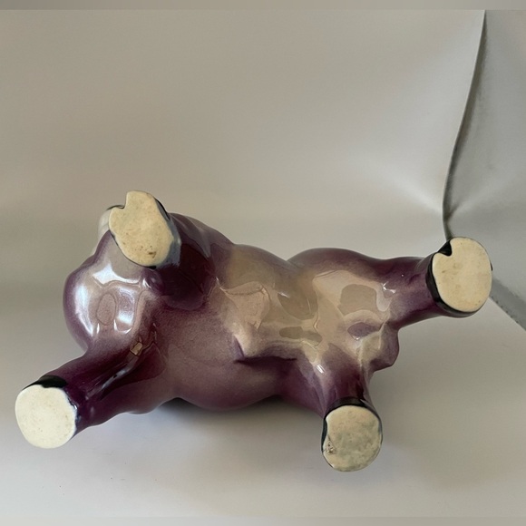 Vintage purple bull cow succulent planter vase window - Picture 2 of 6